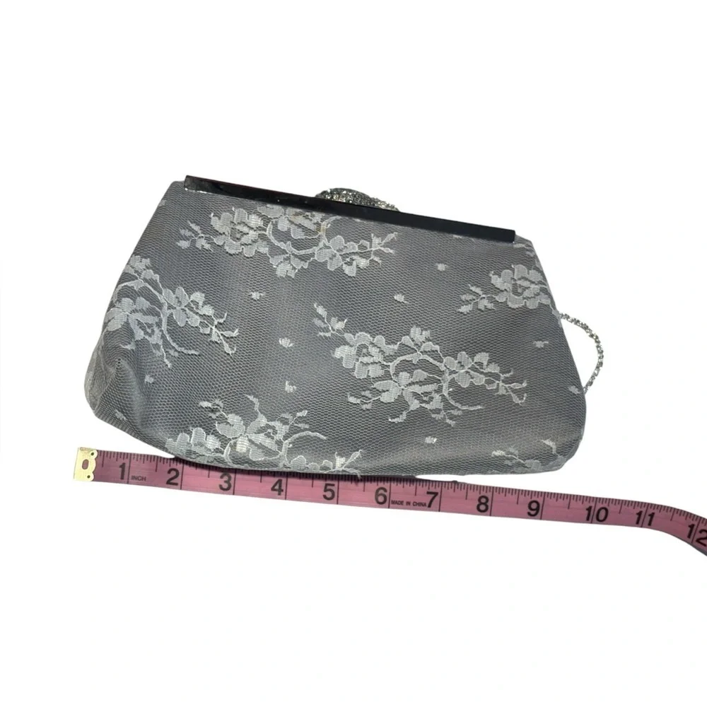 Ella Winston Chantilly Lace Clutch Bag